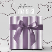 Witch Brew Paarse en witte streep Halloween Cadeaupapier