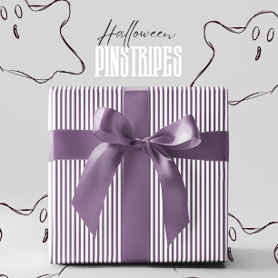 Witch Brew Paarse en witte streep Halloween Cadeaupapier