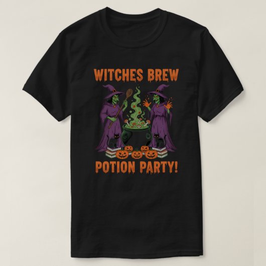 Witch Brew Potion Party T-shirt (Design voorkant)