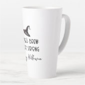 Witch Brew White Halloween Latte Mok (Rechterhoek)