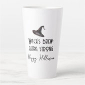 Witch Brew White Halloween Latte Mok (Voorkant)