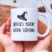 Witch Brew Witte Halloween Koffie Mok