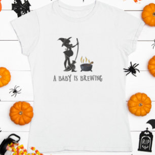 Witch Brewing Zwangerschap Baby shower T-shirt
