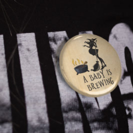 Witch Brewing Zwangerschapskuffelkast Butto Ronde Button 5,7 Cm