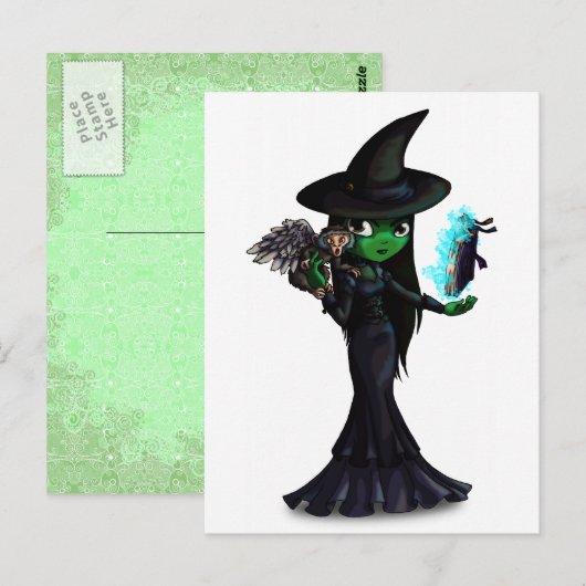 Witch Briefkaart (Voorkant / Achterkant)