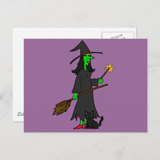 Witch Briefkaart (Voorkant / Achterkant)