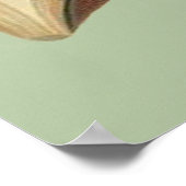 Witch Broom Crescent Moon Book Raven Poster (Hoek)