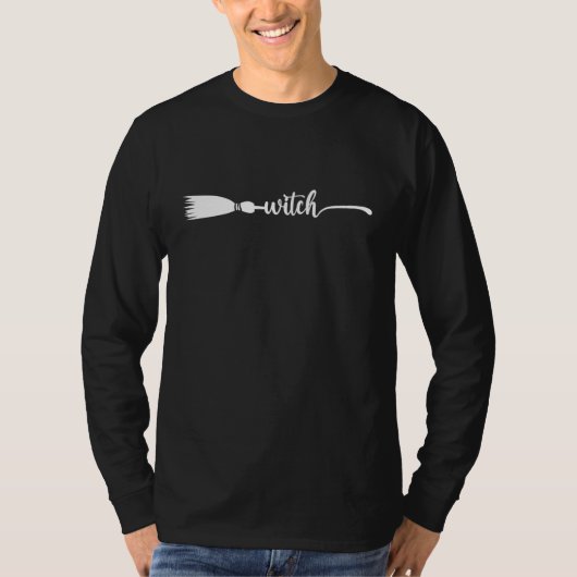 Witch Broomstick T-Shirt (Voorkant)
