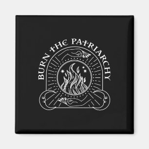Witch Burn Het Patriarchaat Halloween Vrouwenrecht Magneet