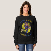 Witch By Nature  Stitches In The Night Spooky Cost Trui (Voorkant volledig)