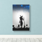 WITCH CANVAS AFDRUK (Insitu (Houten vloer))