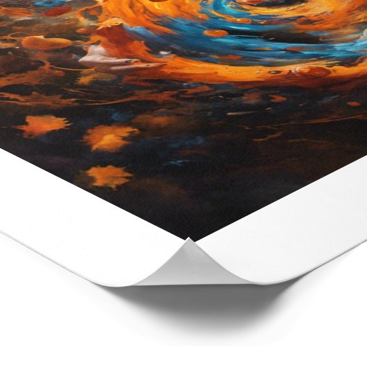 Witch Casting Spell-Poster Poster (Hoek)