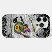 Witch, Cat, Bat en Pumpkin, Happy Halloween! Case-Mate iPhone Case (Achterkant (horizontaal))