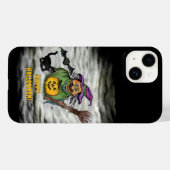Witch, Cat, Bat en Pumpkin, Happy Halloween! Case-Mate iPhone Case (Achterkant (horizontaal))