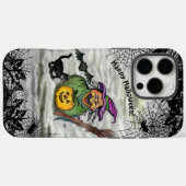 Witch, Cat, Bat en Pumpkin, Happy Halloween! Case-Mate iPhone Case (Achterkant (horizontaal))