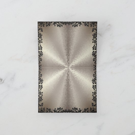 Witch, Cat, Bat en Pumpkin, Happy Halloween! Kaart (Binnen)