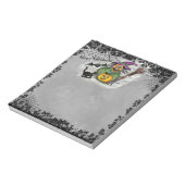 Witch, Cat, Bat en Pumpkin, Happy Halloween! Notitieblok (Linkerzijde)