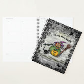 Witch, Cat, Bat en Pumpkin, Happy Halloween! Planner (Display)