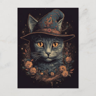 Witch Cat Briefkaart