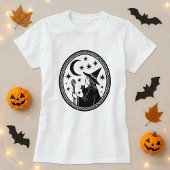 Witch Cat Cauldron Gift Halloween T-shirt