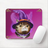 Witch Cat Face mousepad Muismat (Met muis)