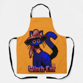 Witch Cat, Halloween Pixel Art Schort (Voorkant)