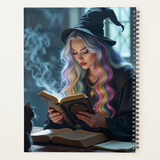 Witch Cat Kalender Planner (Achterkant)