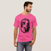 Witch Cat Pagan Gothic Wicca Witchy Cat T-shirt (Voorkant volledig)