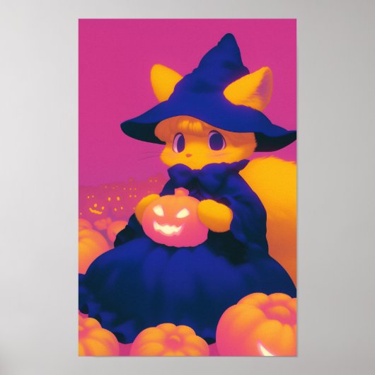 Witch Cat Poster (Voorkant)