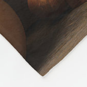 Witch Cat with Pumpkins Fleece Deken (Hoek)