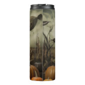 Witch Cat with Pumpkins Thermosbeker (Achterkant)