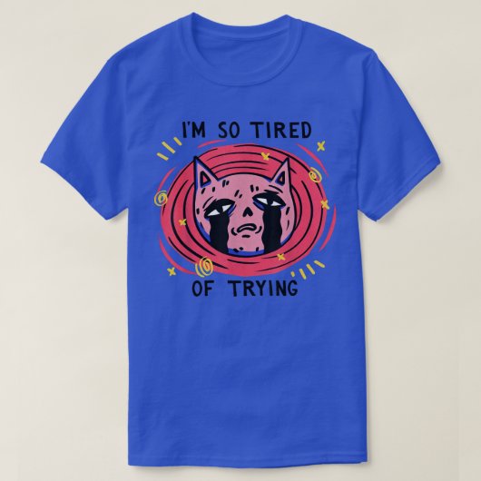 Witch Cat zo getild om heks-Gothic te drogen T-shirt (Design voorkant)