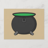 Witch Cauldron Feestdagenkaart (Voorkant)