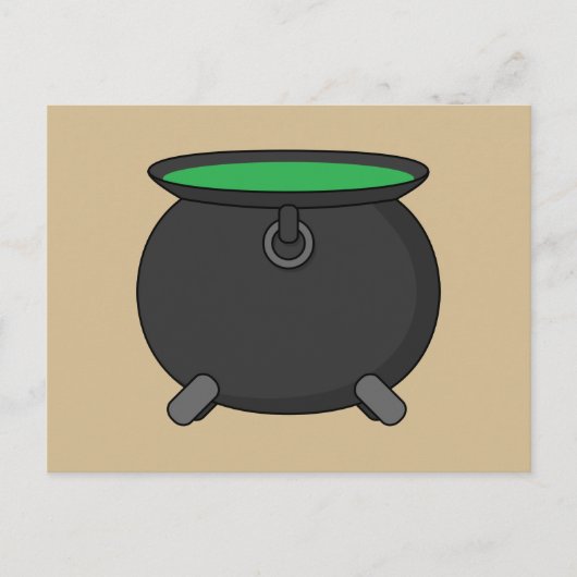 Witch Cauldron Feestdagenkaart (Voorkant)
