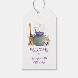 Witch Cauldron Halloween Gift Labels Cadeaulabel