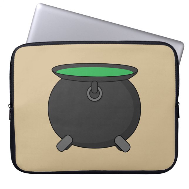 Witch Cauldron Laptop Sleeve (Voorkant)