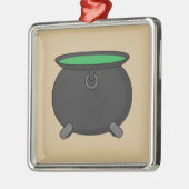 Witch Cauldron Metalen Ornament (Links)