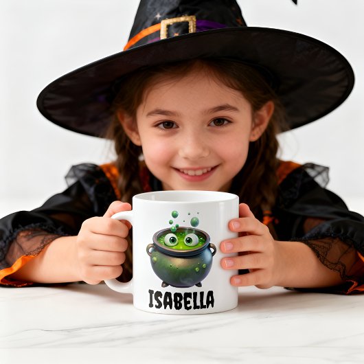 Witch Cauldron Mok Spooky Halloween Cup