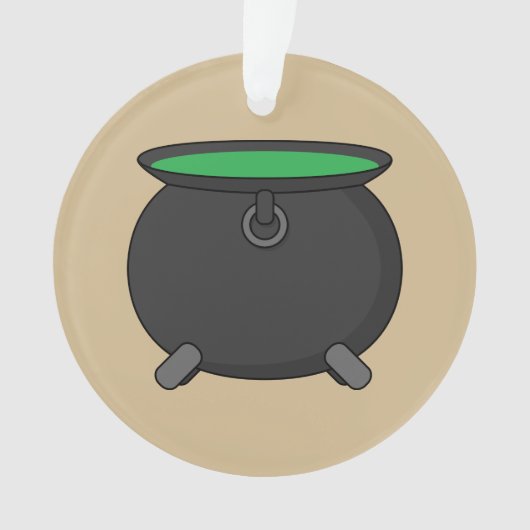 Witch Cauldron Ornament (voorkant)