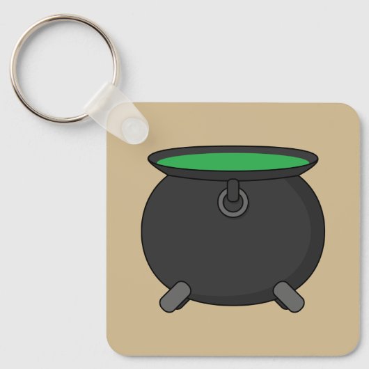 Witch Cauldron Sleutelhanger (Voorkant)