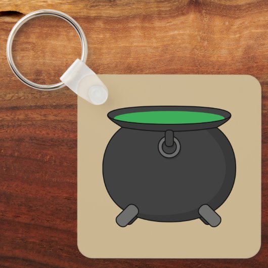 Witch Cauldron Sleutelhanger (Voorkant)