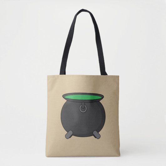 Witch Cauldron Tote Bag (Voorkant)