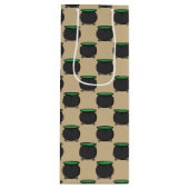 Witch Cauldron Wijn Cadeautas (Voorkant)