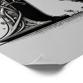 Witch Cauldron Witchy Letter Een Aangepast Initiaa Poster (Hoek)