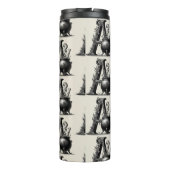 Witch Cauldron Witchy Letter Een Aangepast Initiaa Thermosbeker (Achterkant)