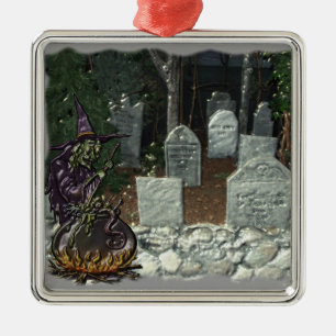 Witch Cemetery Ornament