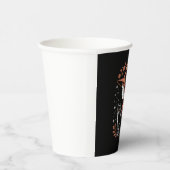 Witch Checkered Halloween Papieren Bekers (Rechts)