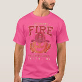 Witch City Firefighter Halloween Capital  T-shirt (Voorkant)