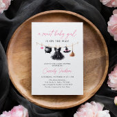 Witch Clothesline Halloween Baby Shower Kaart