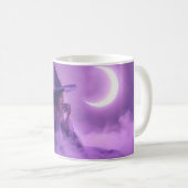 Witch Coffee Mug | Moonlight Halloween Cup Koffiemok (Voorkant rechts)